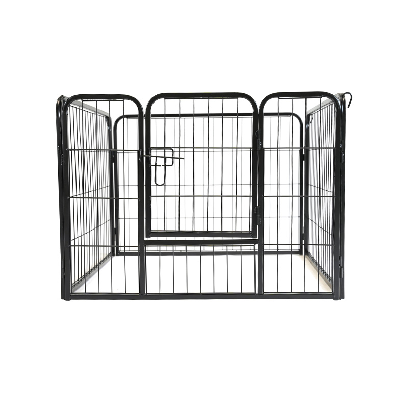 DH093-1 4 Panel Katlanır Metal Tavşan Pet Çocuk Parkı Köpek Kulübesi